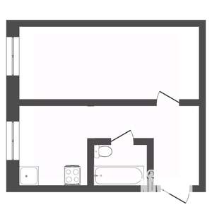 1-к квартира, вторичка, 31м2, 2/5 этаж