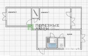 2-к квартира, вторичка, 45м2, 5/5 этаж