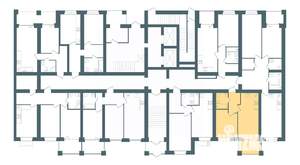 1-к квартира, строящийся дом, 41м2, 1/16 этаж