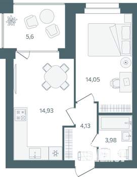 Фото квартиры на продажу (1)