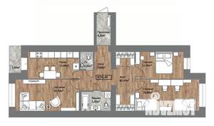 3-к квартира, вторичка, 96м2, 15/15 этаж