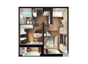 1-к квартира, строящийся дом, 42м2, 5/10 этаж