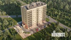 1-к квартира, строящийся дом, 38м2, 8/9 этаж