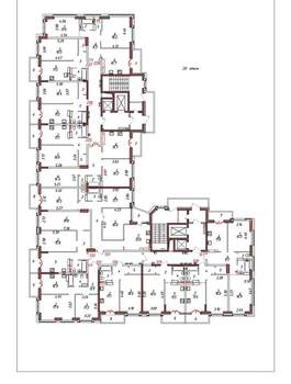 1-к квартира, вторичка, 43м2, 20/19 этаж