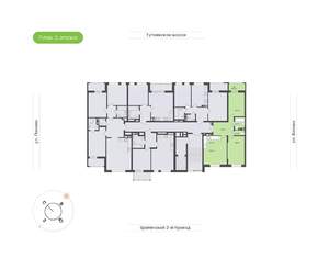 3-к квартира, вторичка, 65м2, 3/9 этаж