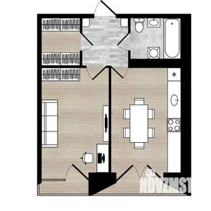 1-к квартира, вторичка, 44м2, 8/18 этаж