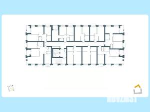 1-к квартира, строящийся дом, 44м2, 9/10 этаж