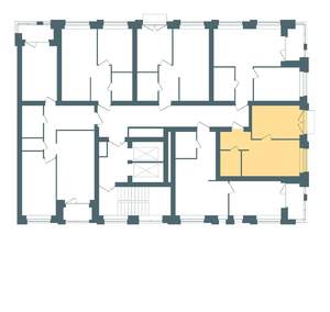 1-к квартира, строящийся дом, 36м2, 4/10 этаж
