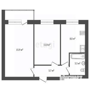 2-к квартира, сданный дом, 70м2, 7/10 этаж