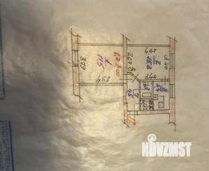 2-к квартира, вторичка, 49м2, 2/3 этаж