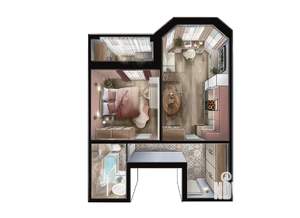 1-к квартира, строящийся дом, 47м2, 9/10 этаж