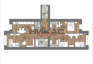 3-к квартира, сданный дом, 94м2, 3/15 этаж