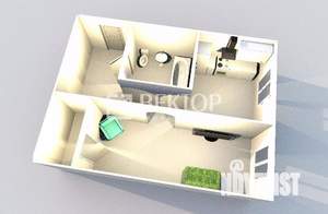 1-к квартира, вторичка, 33м2, 2/5 этаж