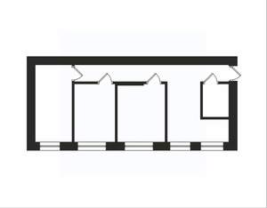 3-к квартира, вторичка, 76м2, 1/5 этаж