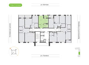 1-к квартира, вторичка, 29м2, 11/18 этаж