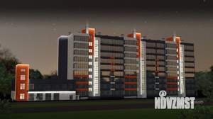 3-к квартира, строящийся дом, 87м2, 3/9 этаж