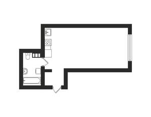 Студия квартира, вторичка, 29м2, 4/10 этаж