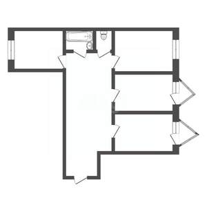 2-к квартира, вторичка, 58м2, 11/12 этаж