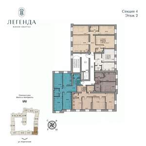 3-к квартира, вторичка, 83м2, 2/5 этаж