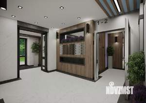 2-к квартира, вторичка, 67м2, 1/4 этаж