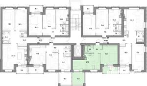 1-к квартира, вторичка, 61м2, 4/4 этаж