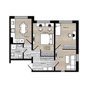 Фото квартиры на продажу (1)
