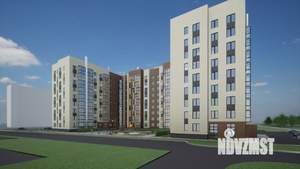 1-к квартира, строящийся дом, 41м2, 6/9 этаж