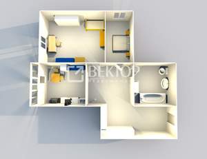 2-к квартира, вторичка, 61м2, 2/10 этаж