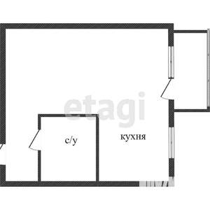 1-к квартира, вторичка, 41м2, 6/12 этаж