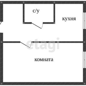 1-к квартира, вторичка, 27м2, 3/9 этаж