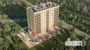 1-к квартира, строящийся дом, 39м2, 2/9 этаж