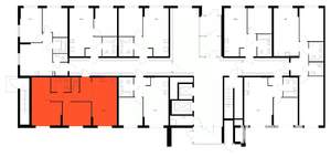 2-к квартира, вторичка, 63м2, 1/17 этаж