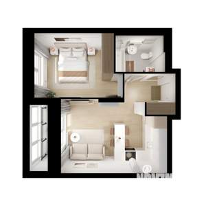 1-к квартира, вторичка, 40м2, 17/17 этаж