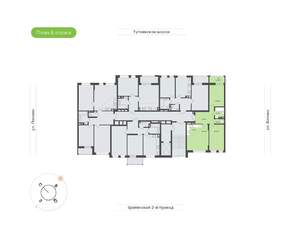 3-к квартира, вторичка, 65м2, 8/9 этаж