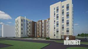 1-к квартира, строящийся дом, 43м2, 8/9 этаж