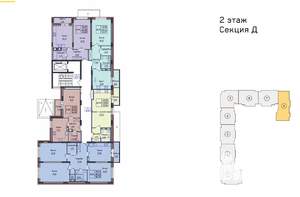 1-к квартира, вторичка, 45м2, 4/10 этаж