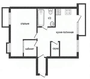 3-к квартира, вторичка, 82м2, 6/12 этаж
