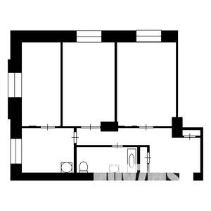 3-к квартира, вторичка, 76м2, 1/5 этаж