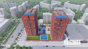 Студия квартира, строящийся дом, 30м2, 8/18 этаж
