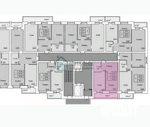 1-к квартира, вторичка, 43м2, 9/12 этаж