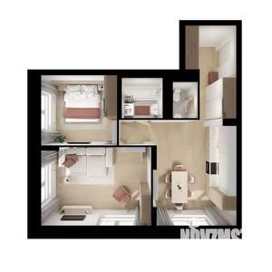 2-к квартира, вторичка, 57м2, 9/17 этаж