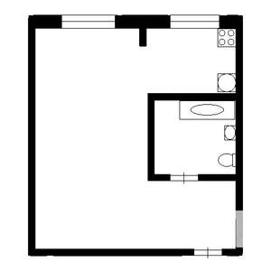 1-к квартира, вторичка, 22м2, 8/9 этаж
