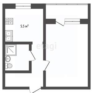 1-к квартира, вторичка, 34м2, 9/10 этаж