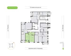 2-к квартира, вторичка, 45м2, 10/18 этаж