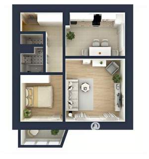 2-к квартира, сданный дом, 67м2, 6/18 этаж