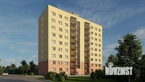 2-к квартира, строящийся дом, 53м2, 2/9 этаж
