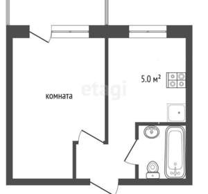 1-к квартира, вторичка, 30м2, 6/10 этаж