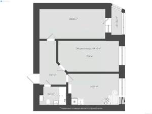 2-к квартира, сданный дом, 69м2, 15/18 этаж