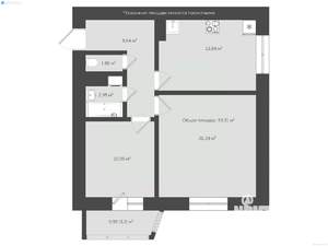 2-к квартира, сданный дом, 67м2, 6/18 этаж
