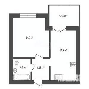 1-к квартира, вторичка, 39м2, 3/9 этаж